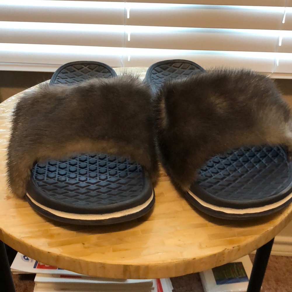 Mink Fur Sandals